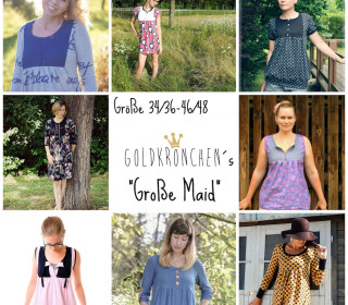 Ebook - Große Maid Gr. 34 - 48 - Goldkrönchen